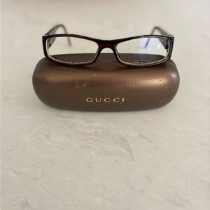 Gucci Tortoiseshell Brown Eyewear Frame
